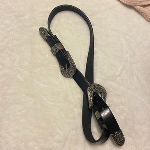 Western double sided belt